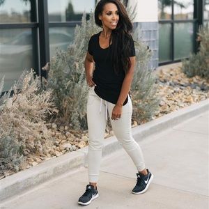 Zyia Oatmeal Cozy Joggers